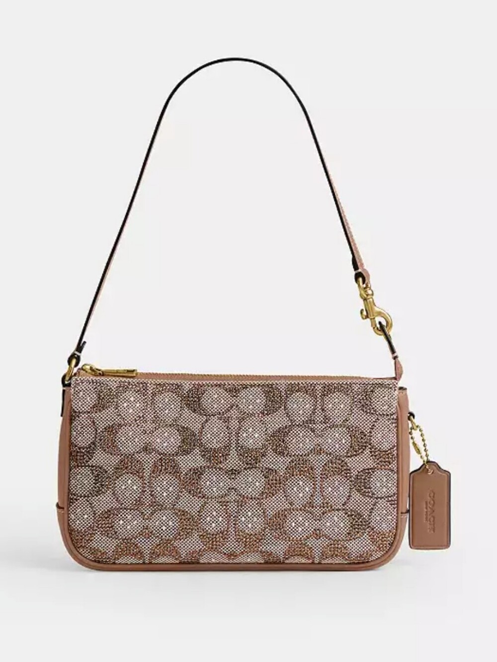NWOT Coach Plaza BagIn Crystal Signature Jacquard
